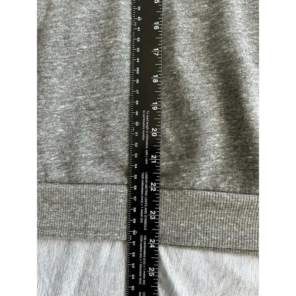 Anthropologie Sol Angeles Sweatshirt Pullover Size XS‎ Gray Multi Stripe Vintage